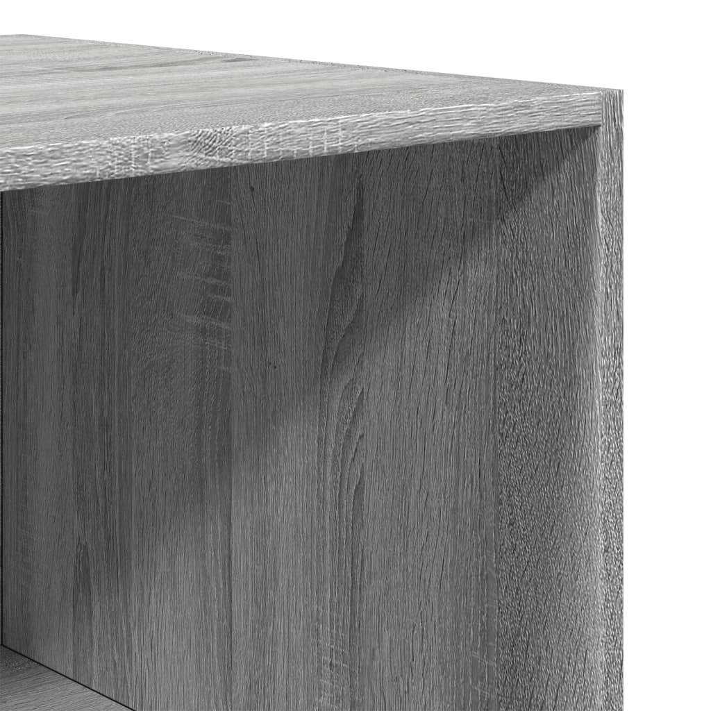Armadio Grigio Sonoma 80x50x200 cm in Legno Multistrato - homemem39