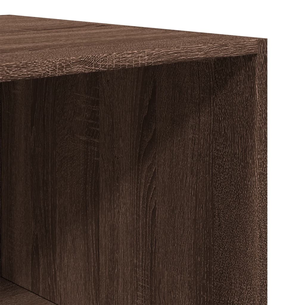 Armadio Rovere Marrone 80x50x200 cm in Legno Multistrato - homemem39