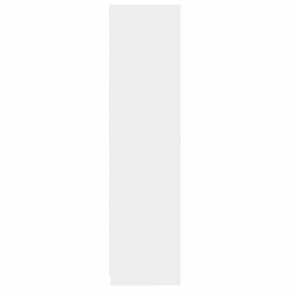 Armadio Bianco 100x50x200 cm in Legno Multistrato - homemem39