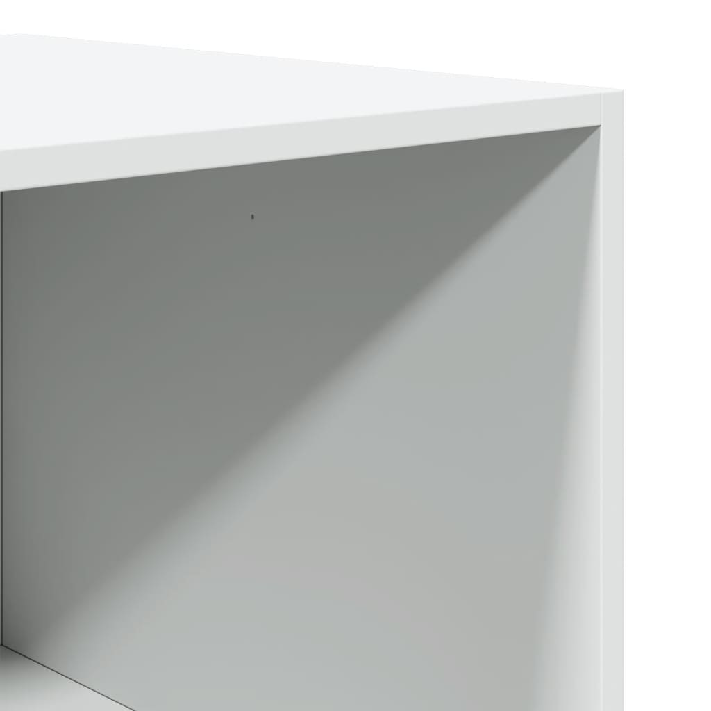 Armadio Bianco 100x50x200 cm in Legno Multistrato | homemem39