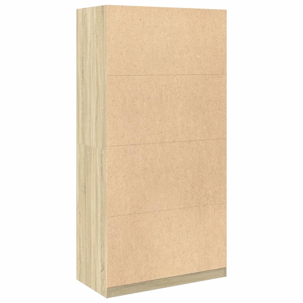 Armadio Rovere Sonoma 100x50x200 cm in Legno Multistrato - homemem39