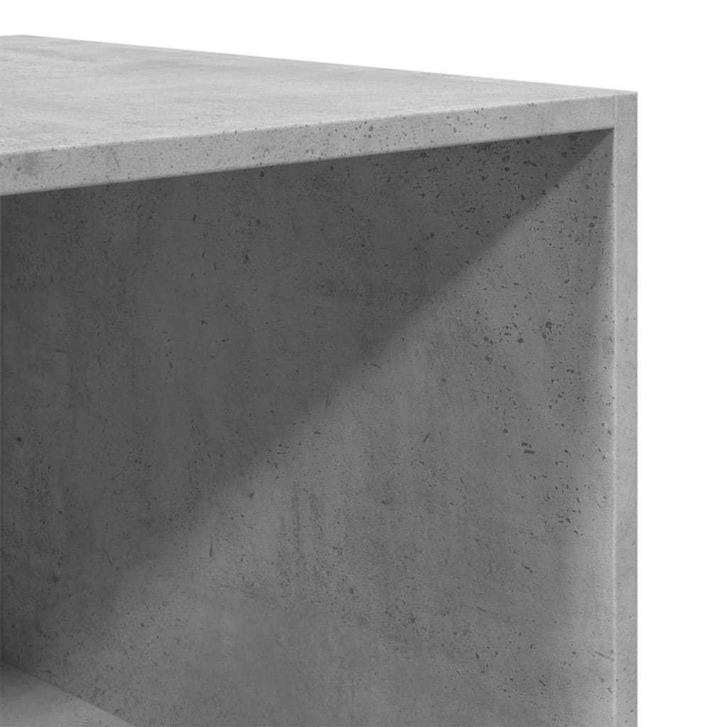 Armadio Grigio Cemento 100x50x200 cm in Legno Multistrato | homemem39