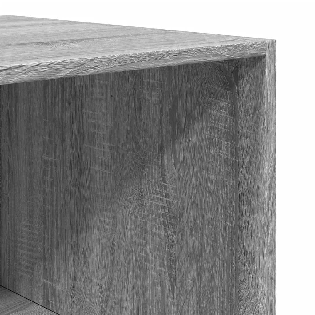 Armadio Grigio Sonoma 100x50x200 cm in Legno Multistrato - homemem39