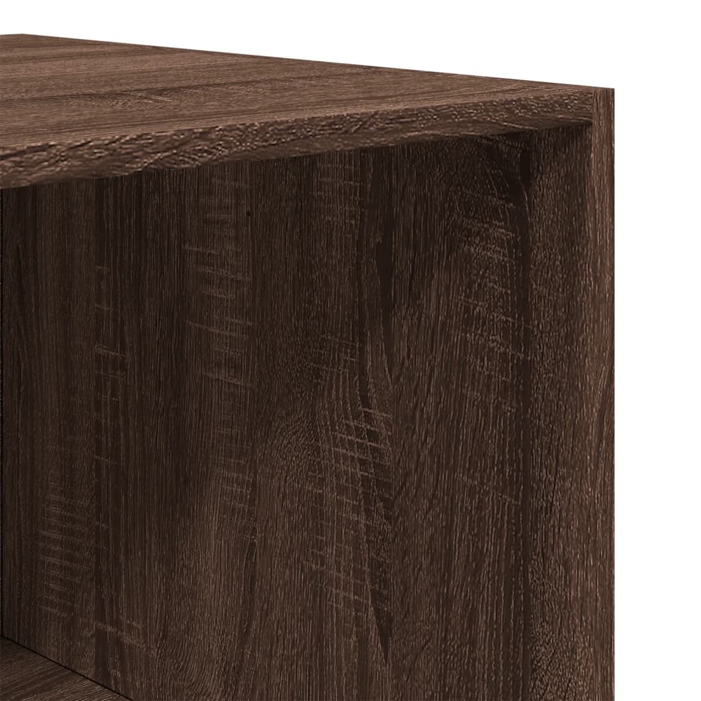 Armadio Rovere Marrone 100x50x200 cm in Legno Multistrato - homemem39