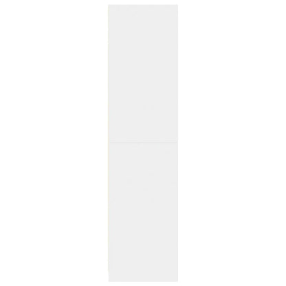 Armadio Bianco 30x50x200 cm in Legno Multistrato - homemem39