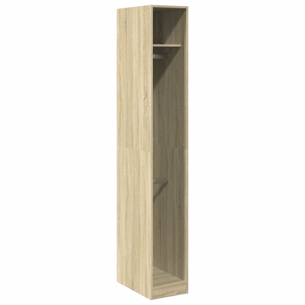 Armadio Rovere Sonoma 30x50x200 cm in Legno Multistrato - homemem39