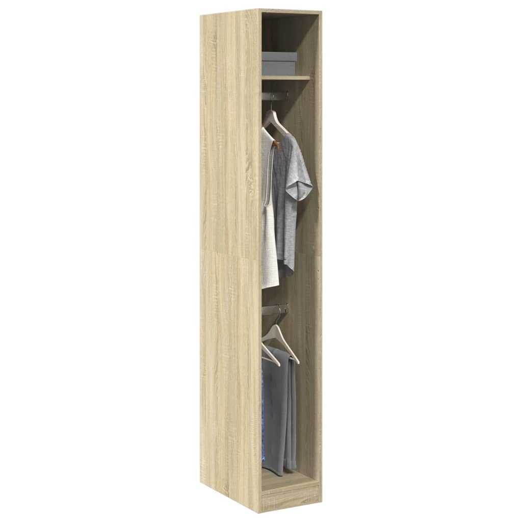 Armadio Rovere Sonoma 30x50x200 cm in Legno Multistrato - homemem39