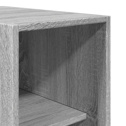 Armadio Grigio Sonoma 30x50x200 cm in Legno Multistrato - homemem39