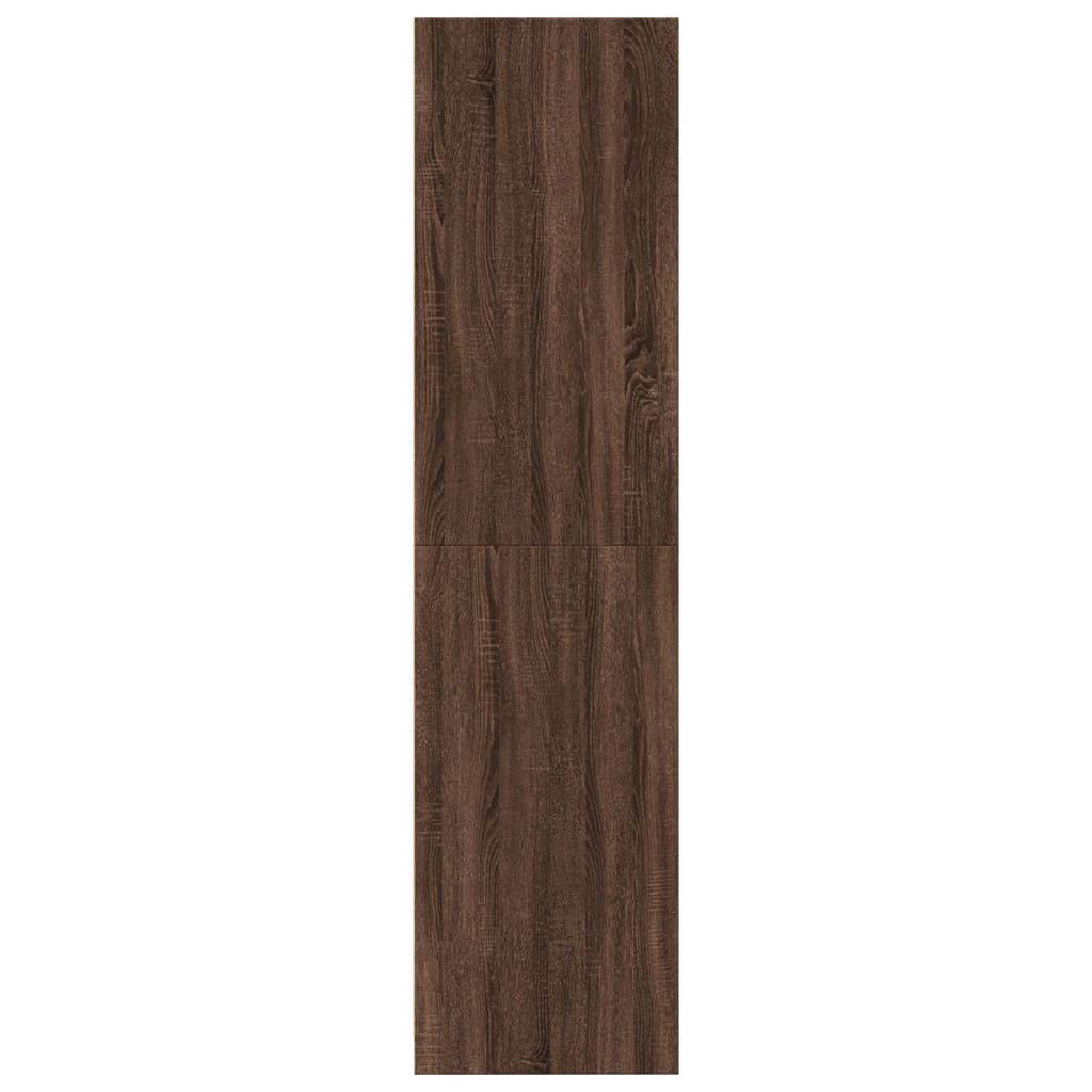 Armadio Rovere Marrone 30x50x200 cm in Legno Multistrato - homemem39