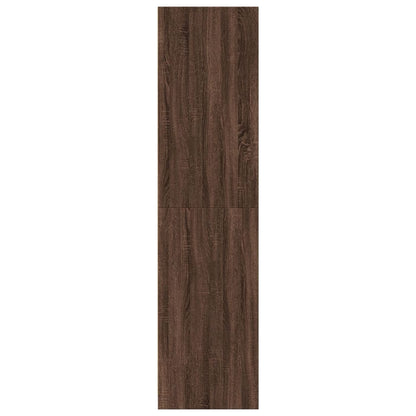 Armadio Rovere Marrone 30x50x200 cm in Legno Multistrato - homemem39