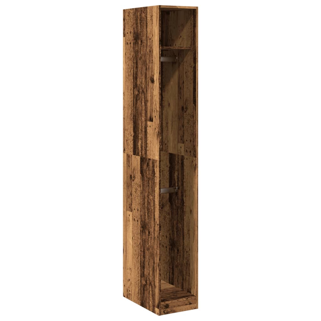 Armadio Legno Antico 30x50x200 cm in Legno Multistrato - homemem39