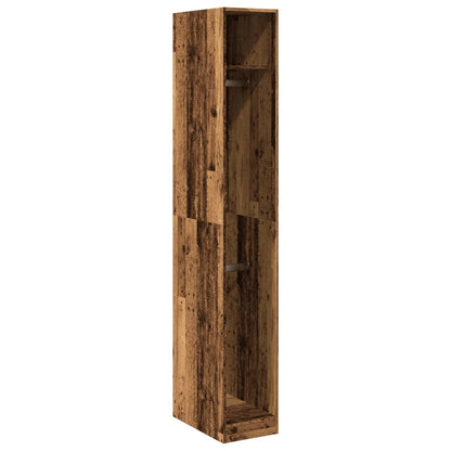Armadio Legno Antico 30x50x200 cm in Legno Multistrato - homemem39