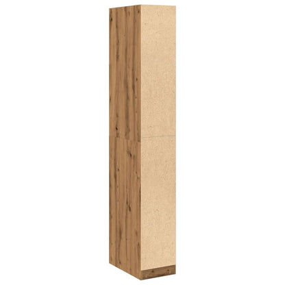 Armadio Rovere Artigianale 30x50x200 cm in Legno Multistrato - homemem39