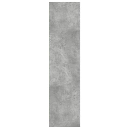 Armadio Grigio Cemento 50x50x200 cm in Legno Multistrato | homemem39