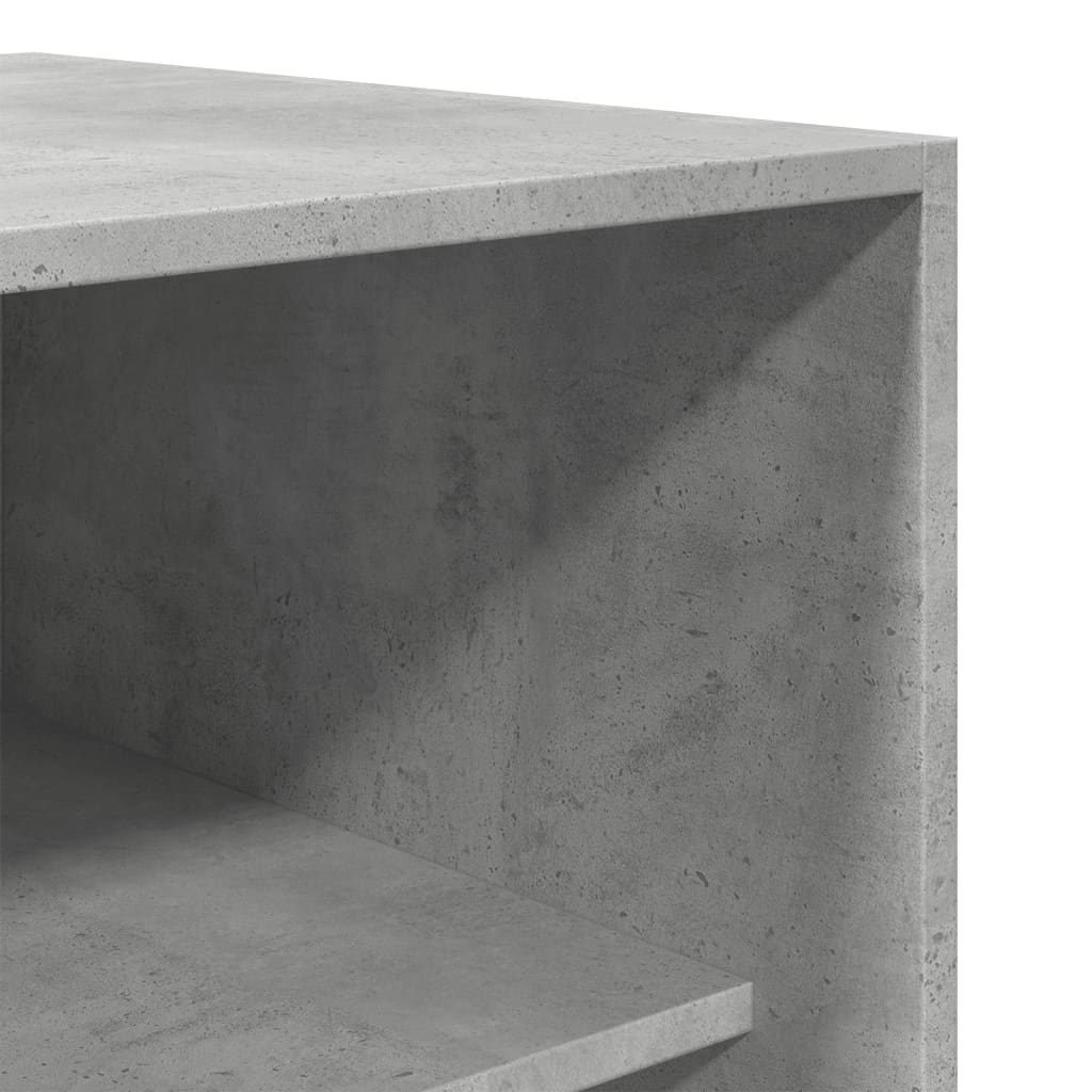 Armadio Grigio Cemento 50x50x200 cm in Legno Multistrato | homemem39