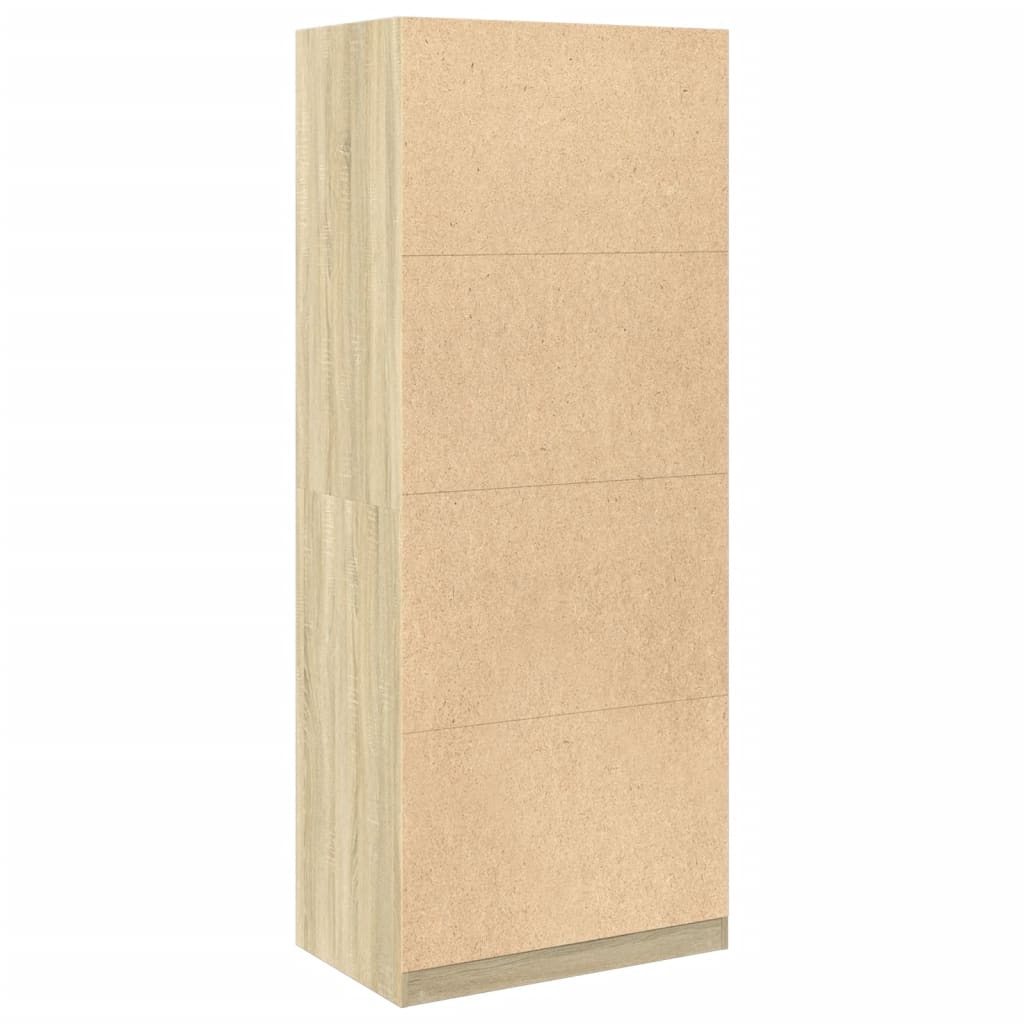 Armadio Rovere Sonoma 80x50x200 cm in Legno Multistrato - homemem39