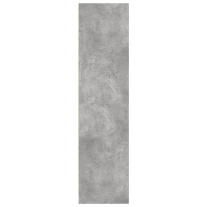 Armadio Grigio Cemento 80x50x200 cm in Legno Multistrato | homemem39