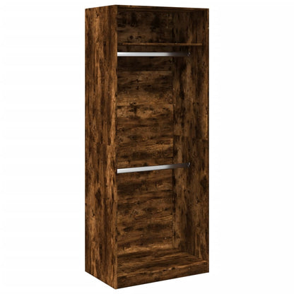 Armadio Rovere Fumo 80x50x200 cm in Legno Multistrato - homemem39