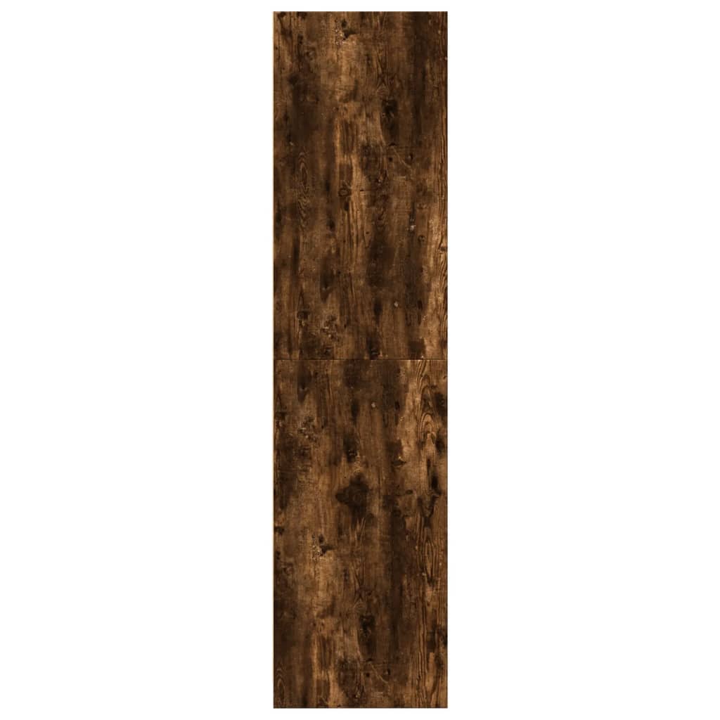 Armadio Rovere Fumo 80x50x200 cm in Legno Multistrato - homemem39