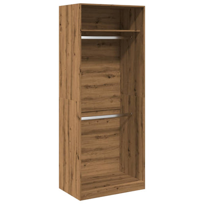 Armadio Rovere Artigianale 80x50x200 cm in Legno Multistrato - homemem39