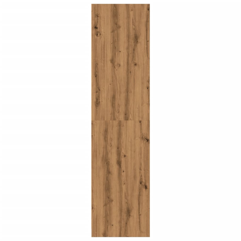 Armadio Rovere Artigianale 80x50x200 cm in Legno Multistrato - homemem39