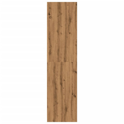 Armadio Rovere Artigianale 80x50x200 cm in Legno Multistrato - homemem39