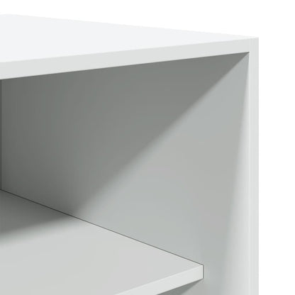 Armadio Bianco 100x50x200 cm in Legno Multistrato | homemem39