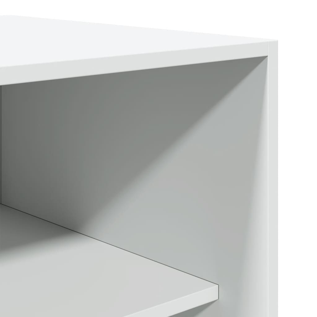 Armadio Bianco 100x50x200 cm in Legno Multistrato - homemem39