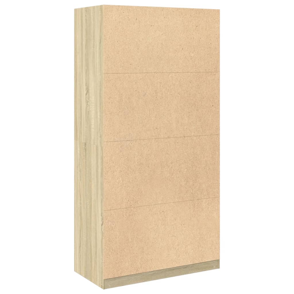 Armadio Rovere Sonoma 100x50x200 cm in Legno Multistrato - homemem39