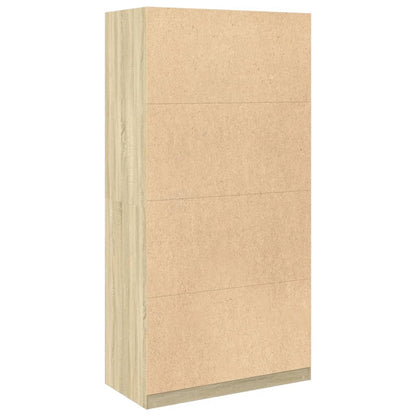 Armadio Rovere Sonoma 100x50x200 cm in Legno Multistrato - homemem39