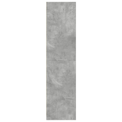 Armadio Grigio Cemento 100x50x200 cm in Legno Multistrato | homemem39