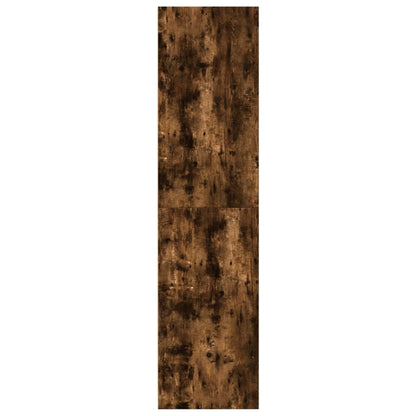 Armadio Rovere Fumo 100x50x200 cm in Legno Multistrato - homemem39