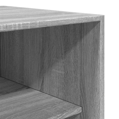 Armadio Grigio Sonoma 100x50x200 cm in Legno Multistrato - homemem39