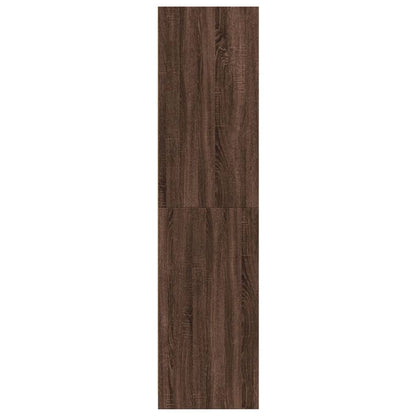 Armadio Rovere Marrone 100x50x200 cm in Legno Multistrato - homemem39
