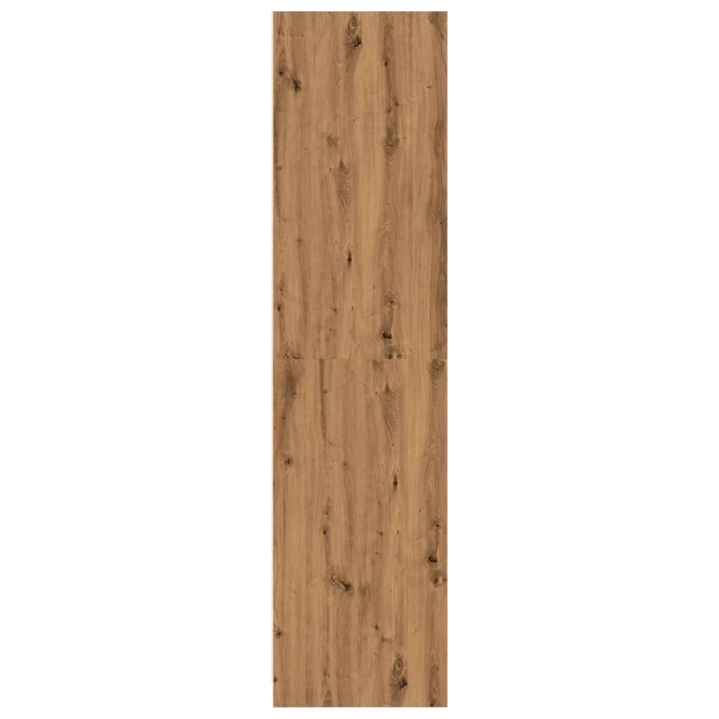 Armadio Rovere Artigianale 100x50x200 cm in Legno Multistrato - homemem39