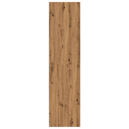 Armadio Rovere Artigianale 100x50x200 cm in Legno Multistrato - homemem39