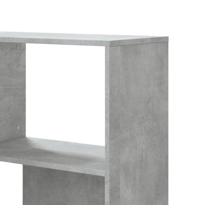 Libreria a 4 Ripiani Grigio Cemento 85x85x140 cm in Truciolare | homemem39