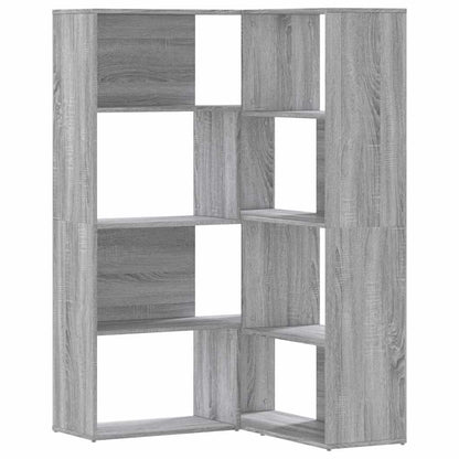Libreria a 4 Ripiani Grigio Sonoma 85x85x140 cm in Truciolare | homemem39