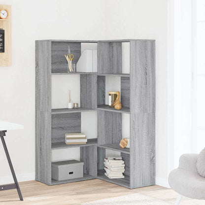 Libreria a 4 Ripiani Grigio Sonoma 85x85x140 cm in Truciolare | homemem39