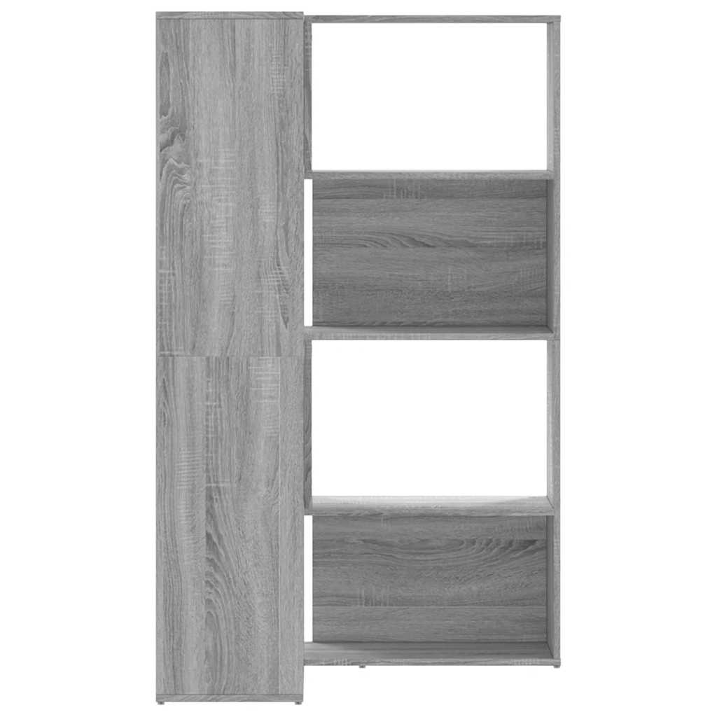 Libreria a 4 Ripiani Grigio Sonoma 85x85x140 cm in Truciolare | homemem39