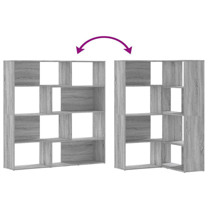 Libreria a 4 Ripiani Grigio Sonoma 85x85x140 cm in Truciolare | homemem39
