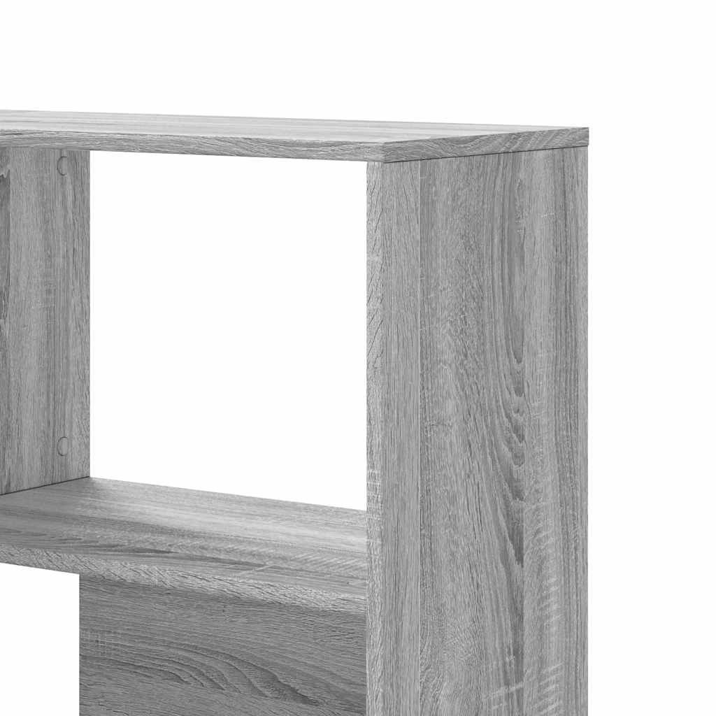 Libreria a 4 Ripiani Grigio Sonoma 85x85x140 cm in Truciolare | homemem39