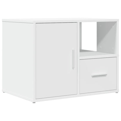 Mobile Angolare Bianco 160x40x45 cm in Truciolato - homemem39