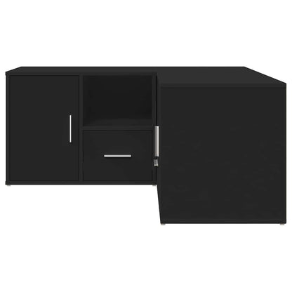 Mobile Angolare Nero 160x40x45 cm in Truciolato - homemem39
