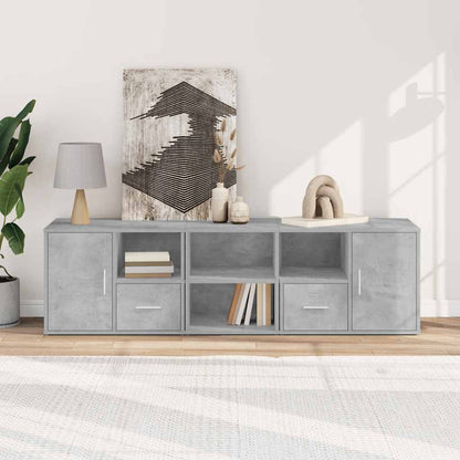 Mobile Angolare Grigio Cemento 160x40x45 cm in Truciolato - homemem39