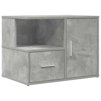 Mobile Angolare Grigio Cemento 160x40x45 cm in Truciolato - homemem39