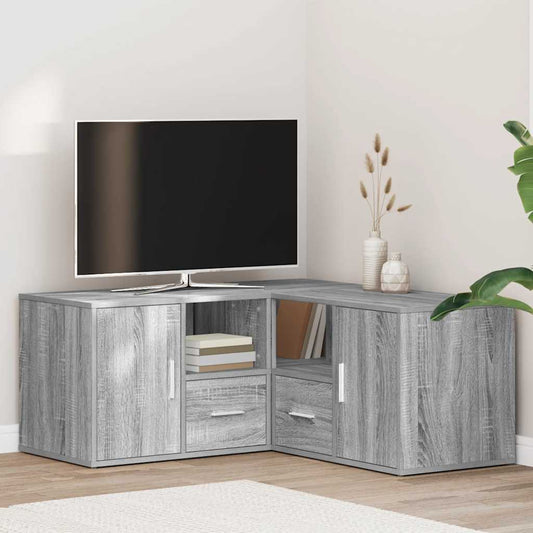 Mobile Angolare Grigio Sonoma 160x40x45 cm in Truciolato - homemem39