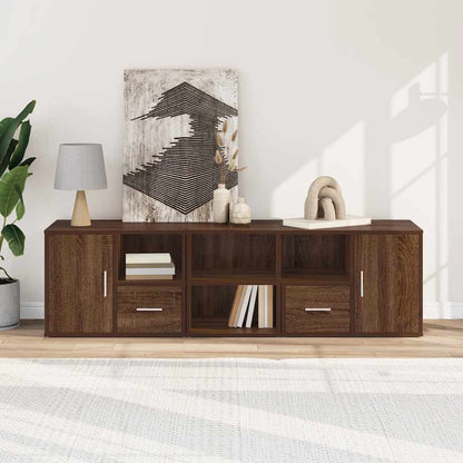 Mobile Angolare Rovere Marrone 160x40x45 cm in Truciolato - homemem39