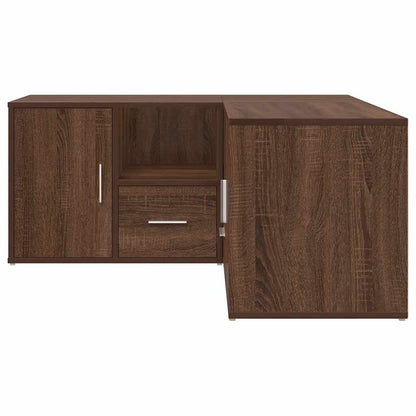 Mobile Angolare Rovere Marrone 160x40x45 cm in Truciolato - homemem39