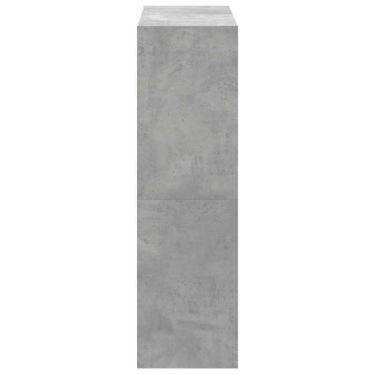 Libreria Grigio Cemento 102x32x108 cm in Legno Multistrato | homemem39